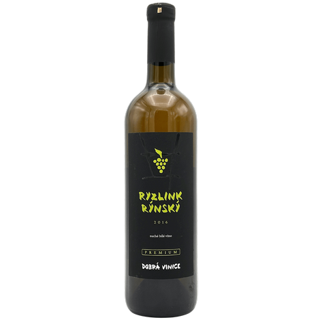 Ryzlink Rýnský 2016 zemské DOBRÁ VINICE