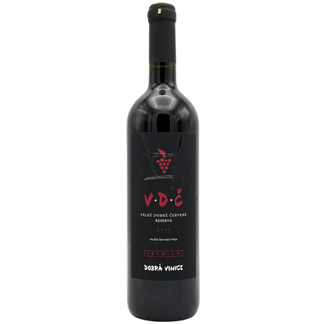 Velké dobré červené 2015 reserva qvevri Georgia DOBRÁ VINICE