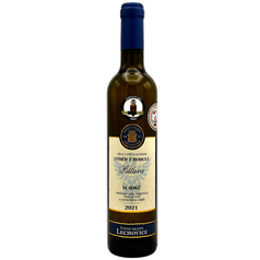 Pálava 2021 výběr z bobulí (0,5l), LECHOVICE - bílé víno, sladké
