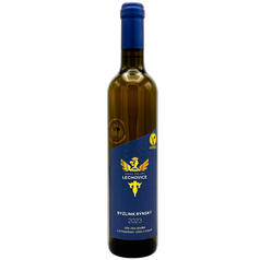Ryzlink rýnský 2023 výběr z bobulí, Blue Line (0,5l), LECHOVICE - bílé víno, sladké
