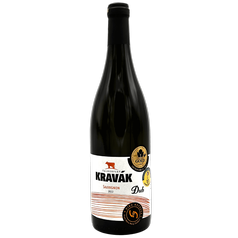 KRAVÁK (Sauvignon) 2022 výběr z hroznů, NÁPRAVA - bílé víno, suché
