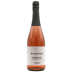 Zweigeltrebe ROSÉ FRIZZANTE 2024 zemské SIMENON - růžové víno, perlivé, polosuché