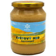 Květový med Pastovaný, 950g, VYBÍRAL
