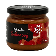 Jahodový med, 440g, VYBÍRAL - ovocný med