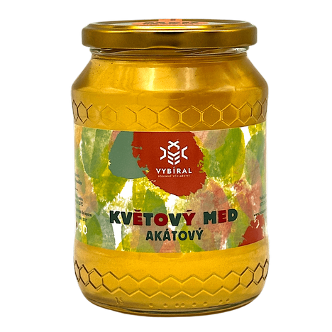 Květový med Akátový, 950g, VYBÍRAL
