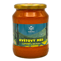 Květový med Lipový z NP Podyjí, 950g, VYBÍRAL